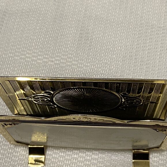 VTG California Golden State Brass Napkin Holder Decor Home Blessing On Back - Picture 12 of 12